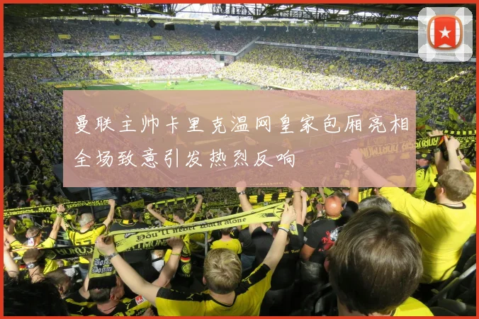 曼联主帅卡里克温网皇家包厢亮相全场致意引发热烈反响